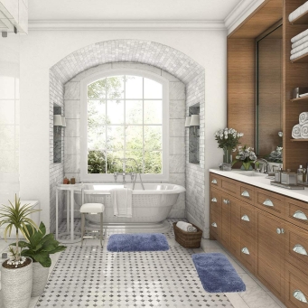 Alfombras de ba&ntilde;o y esteras